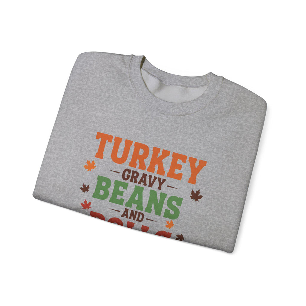 Thanksgiving Gravy Crewneck Sweatshirt, Cozy Holiday Apparel
