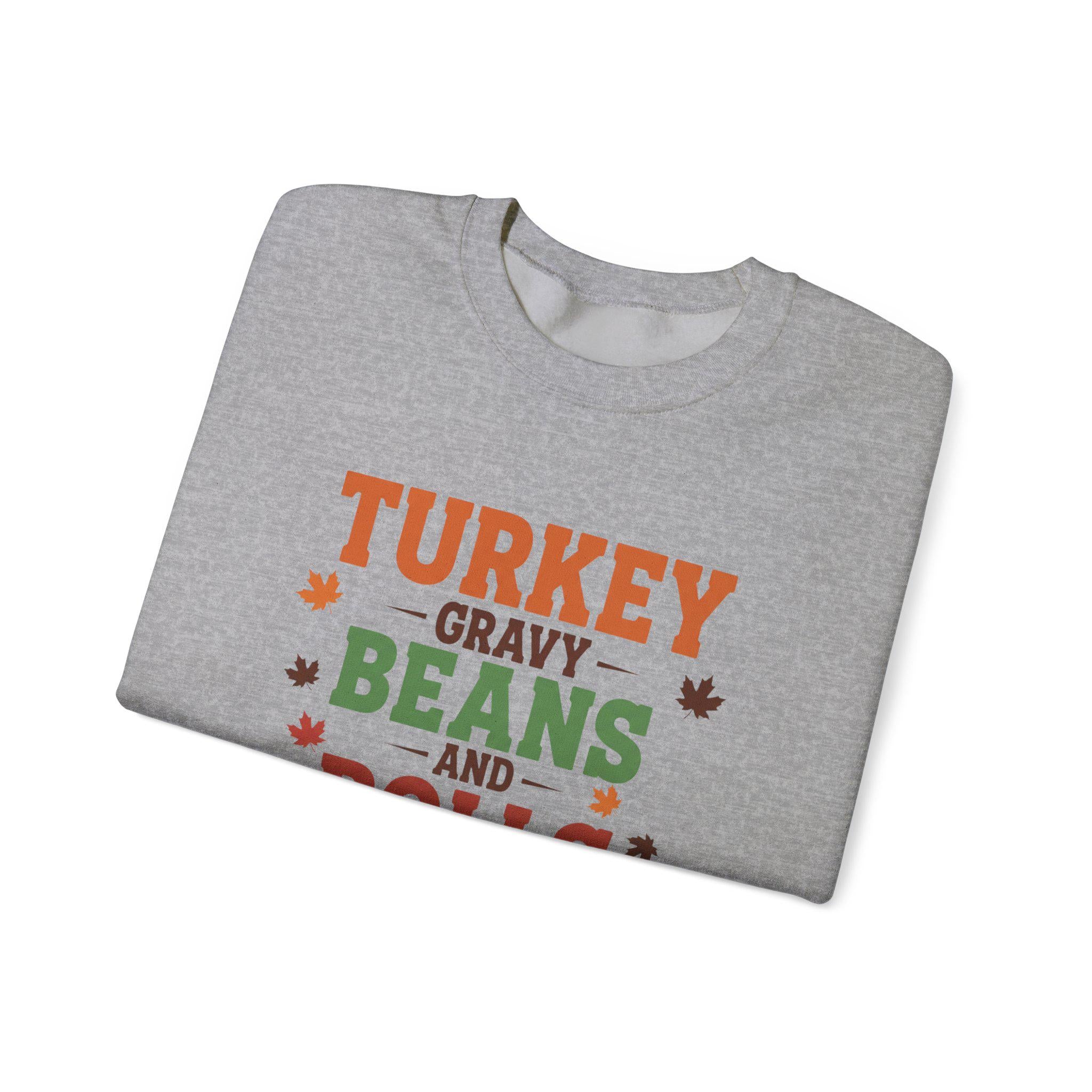 Thanksgiving Gravy Crewneck Sweatshirt, Cozy Holiday Apparel