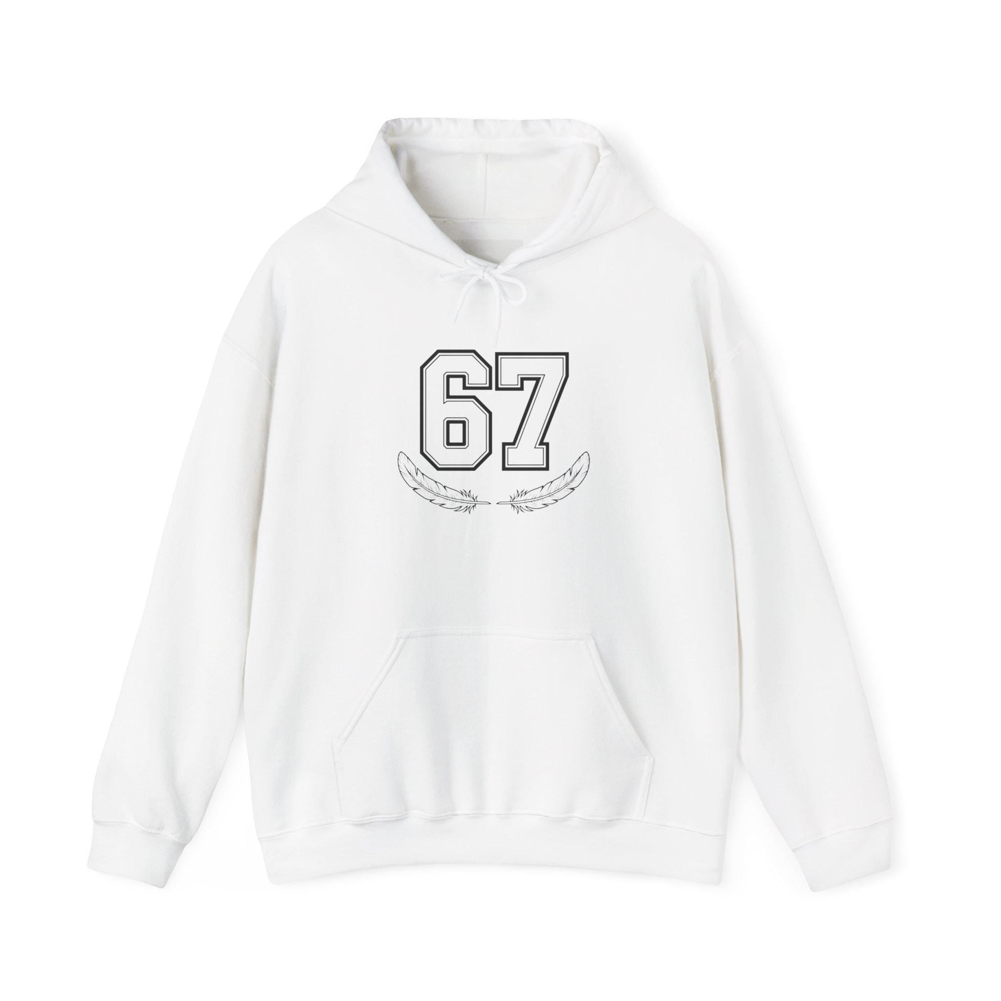 67 Graphic Hoodie, Unisex Sweatshirt, Retro Style