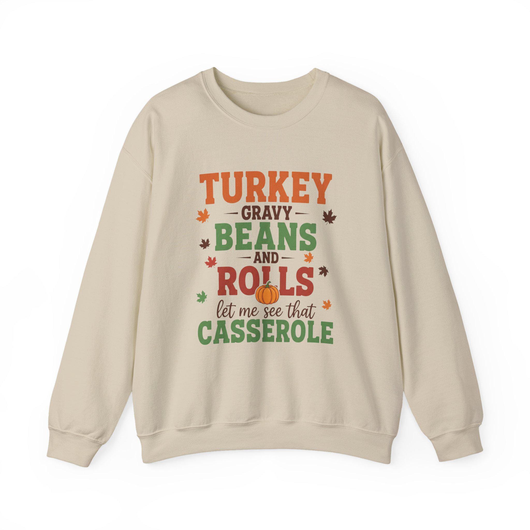 Thanksgiving Gravy Crewneck Sweatshirt, Cozy Holiday Apparel