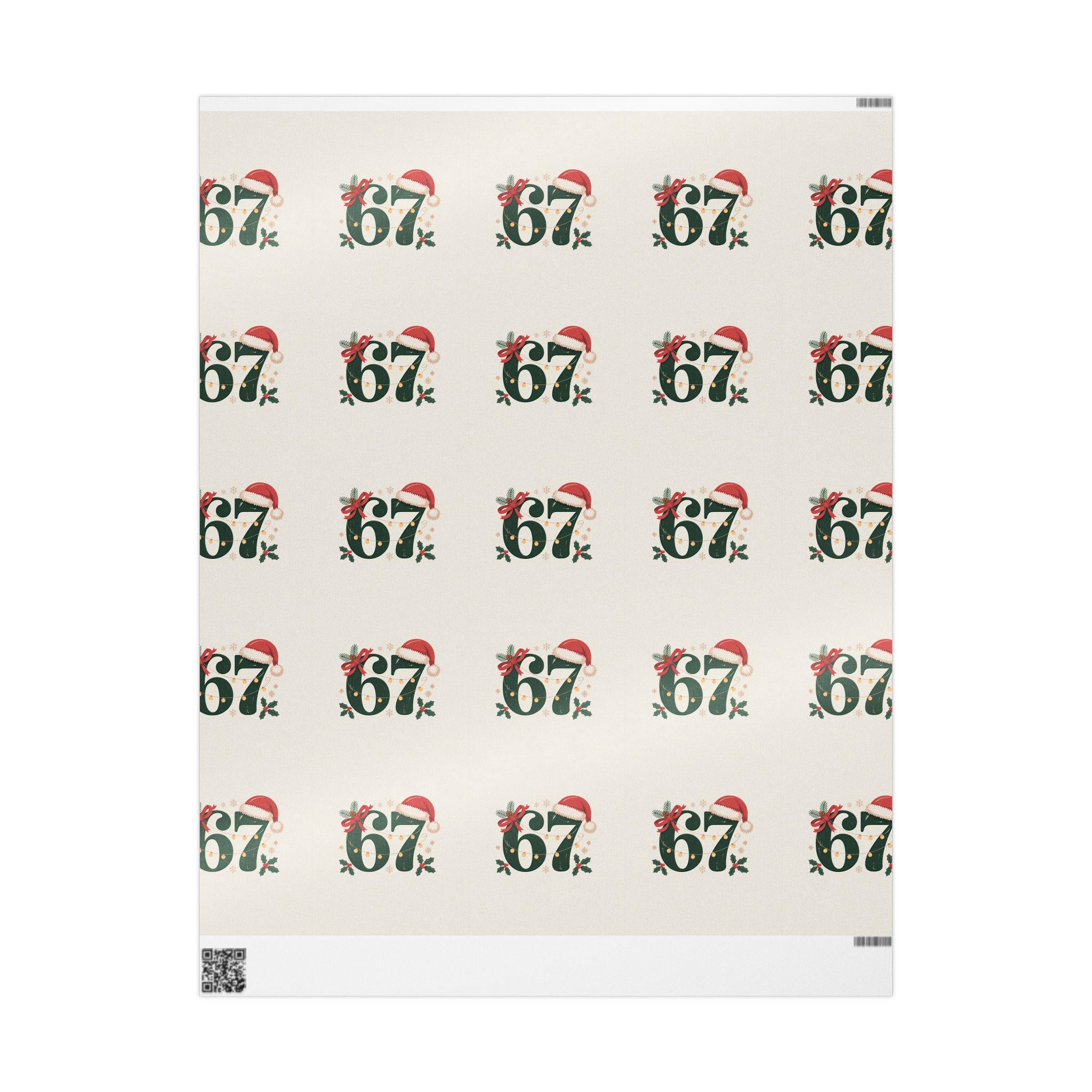 Wrapping Papers, 67 Meme Christmas Gift Wrap, Kids Funny Wrapping Paper, Unique Gift Wrap, Brain Rot, Gen A Meme, Holiday Gift Wrap, Festive