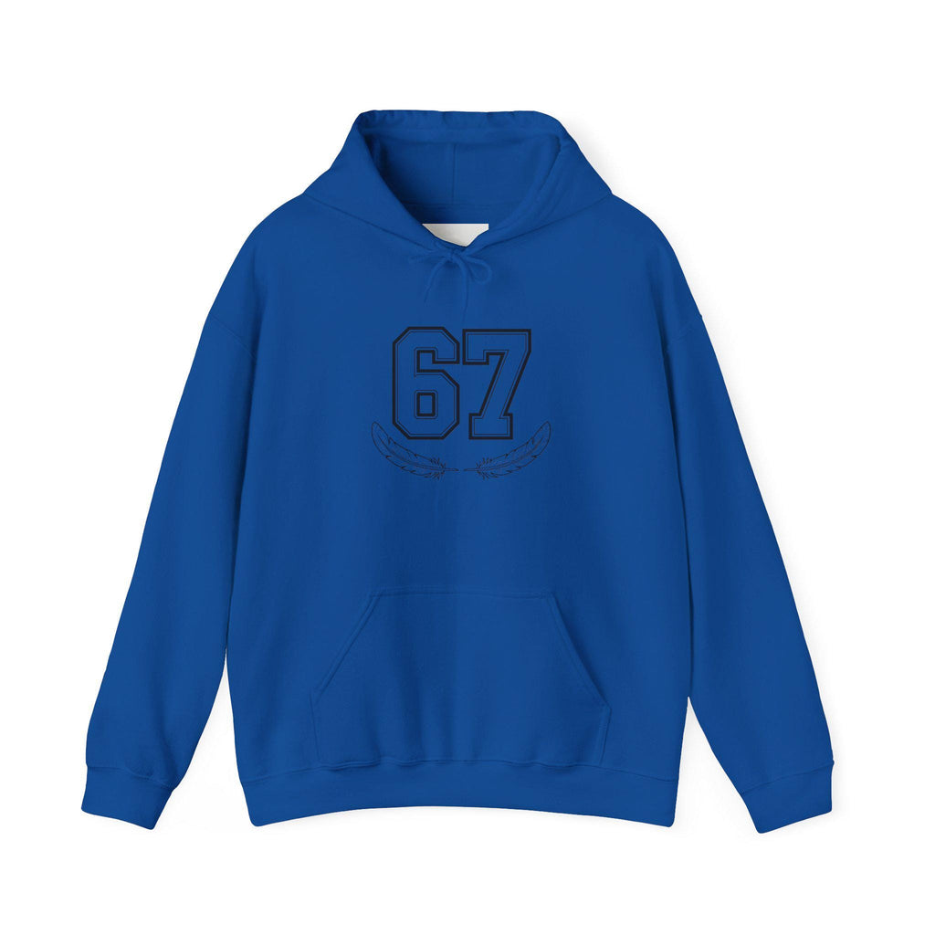67 Graphic Hoodie, Unisex Sweatshirt, Retro Style