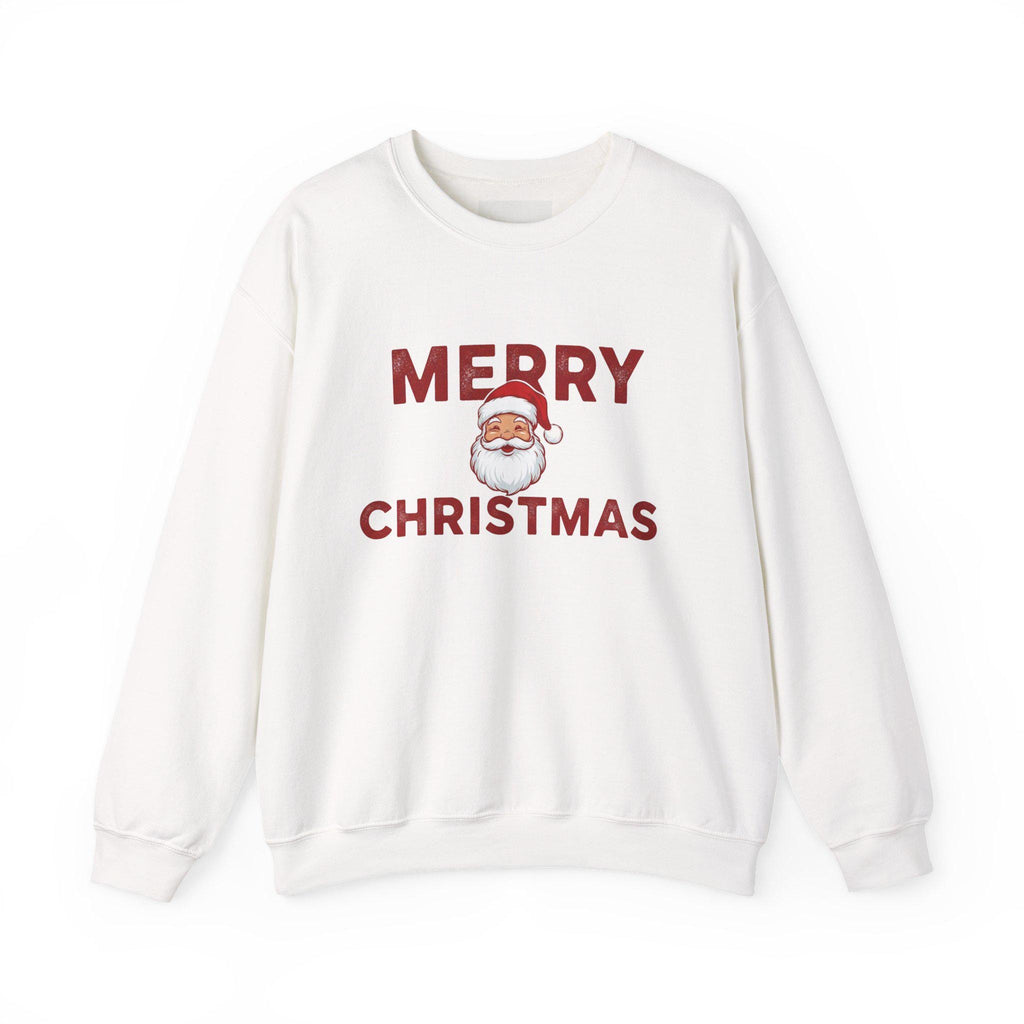 Merry Christmas Sweatshirt, Festive Santa Holiday Apparel