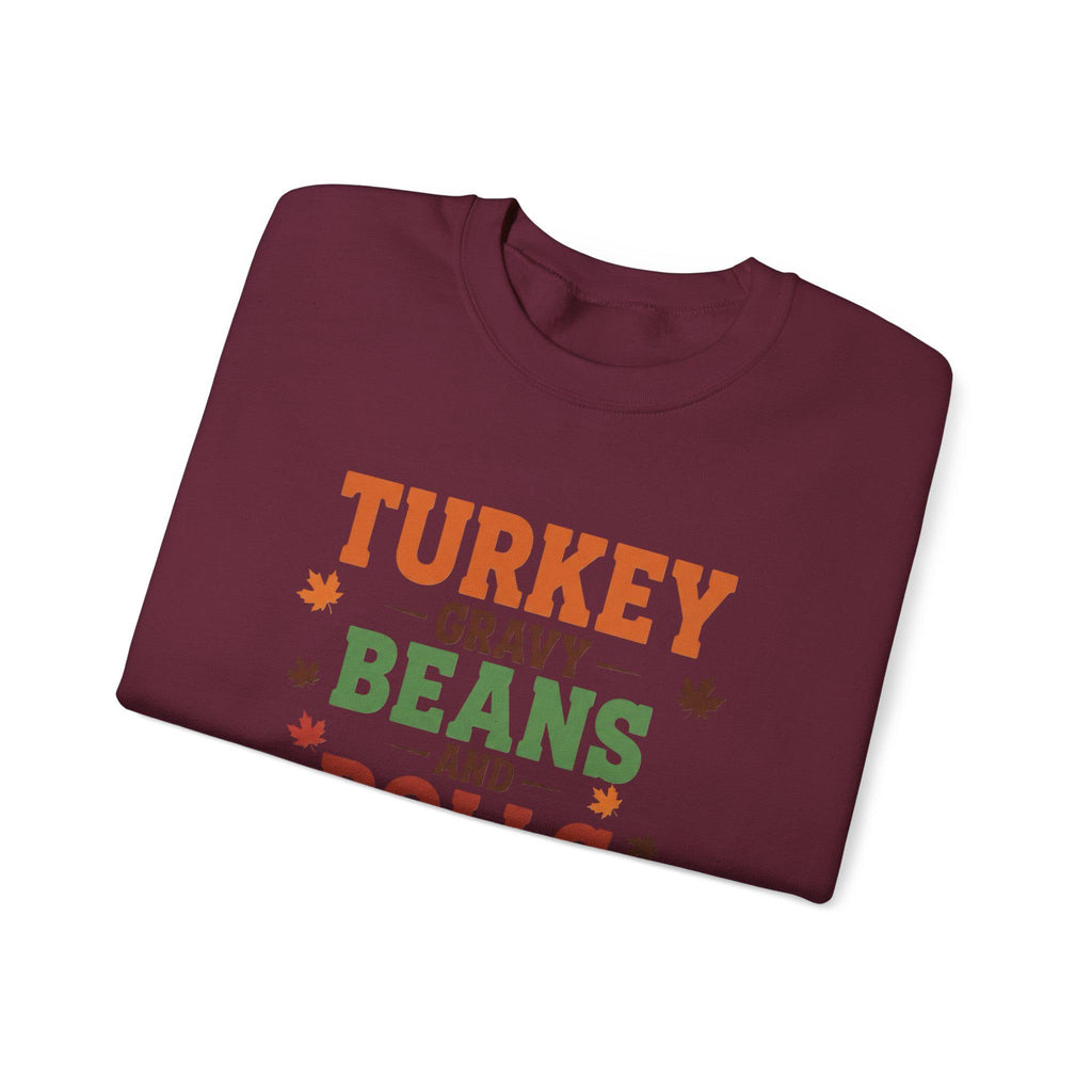 Thanksgiving Gravy Crewneck Sweatshirt, Cozy Holiday Apparel