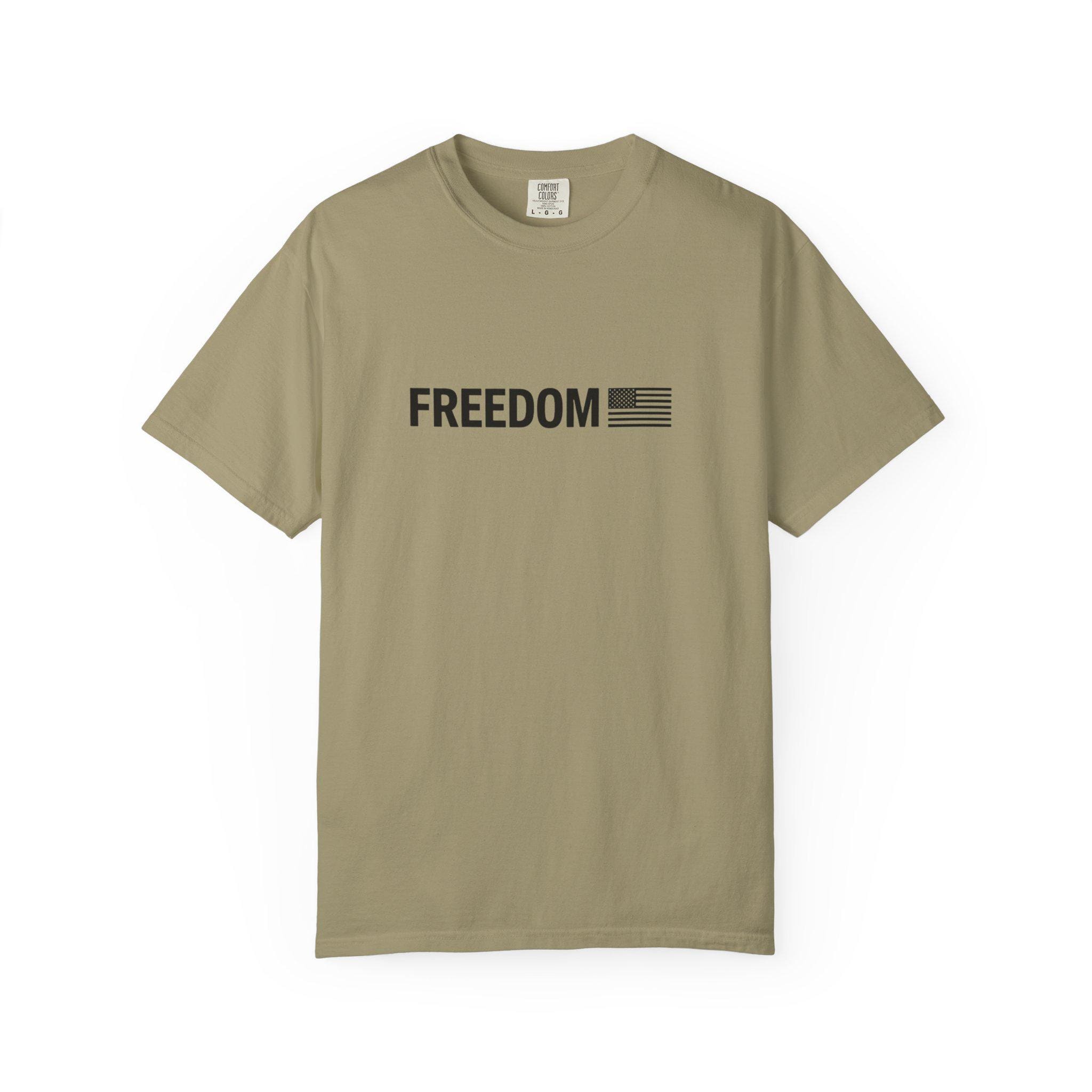 Charlie Kirk Freedom T-shirt, Turning Point, Free Speech, 2nd Amendment, Flag Tee