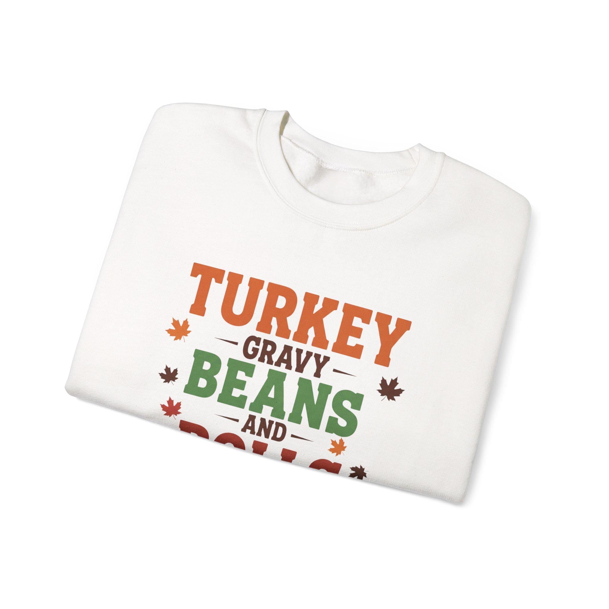 Thanksgiving Gravy Crewneck Sweatshirt, Cozy Holiday Apparel