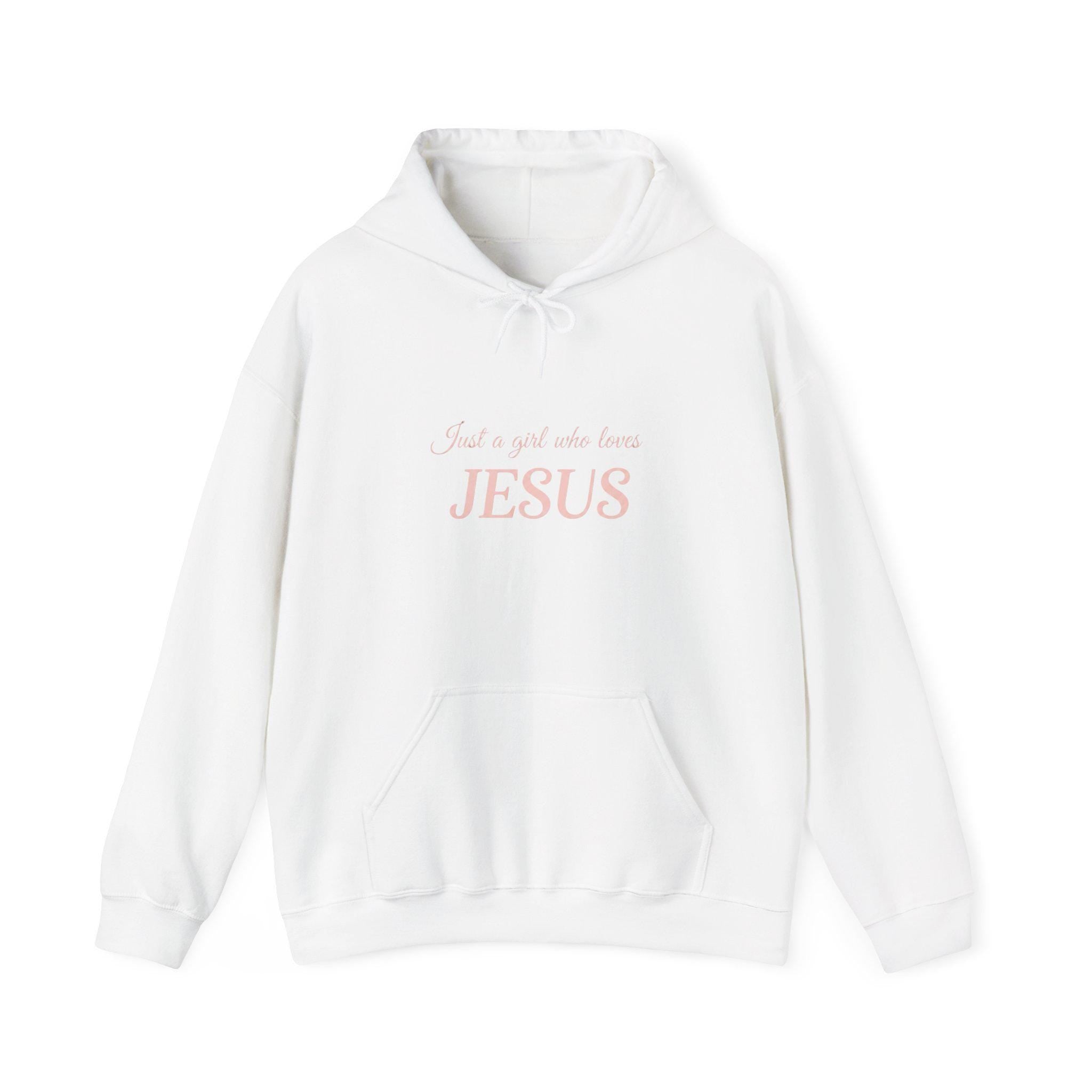 Just a Girl Who Loves Jesus Hoodie, Christian Apparel, Cozy Gift, Spiritual Hoodie, [...]