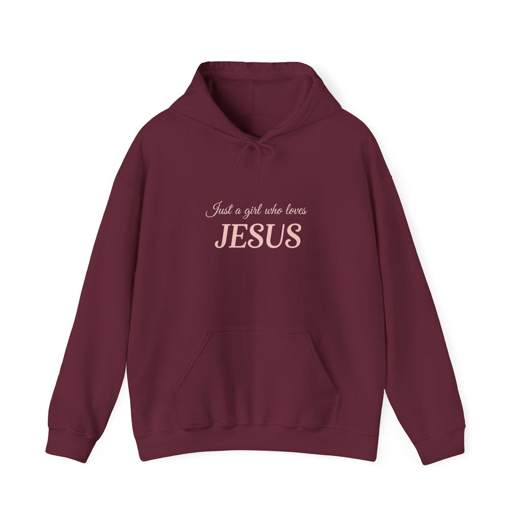 Just a Girl Who Loves Jesus Hoodie, Christian Apparel, Cozy Gift, Spiritual Hoodie, [...]