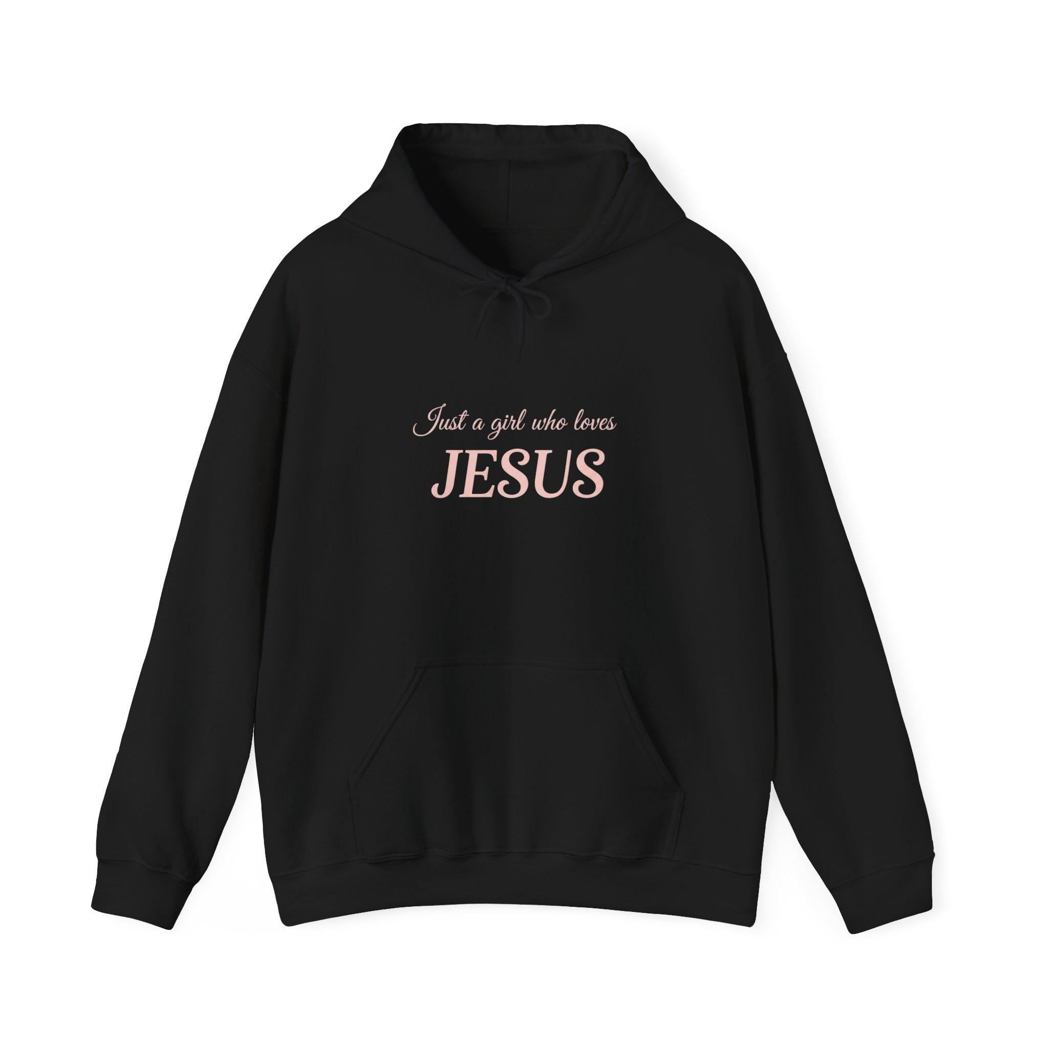 Just a Girl Who Loves Jesus Hoodie, Christian Apparel, Cozy Gift, Spiritual Hoodie, [...]