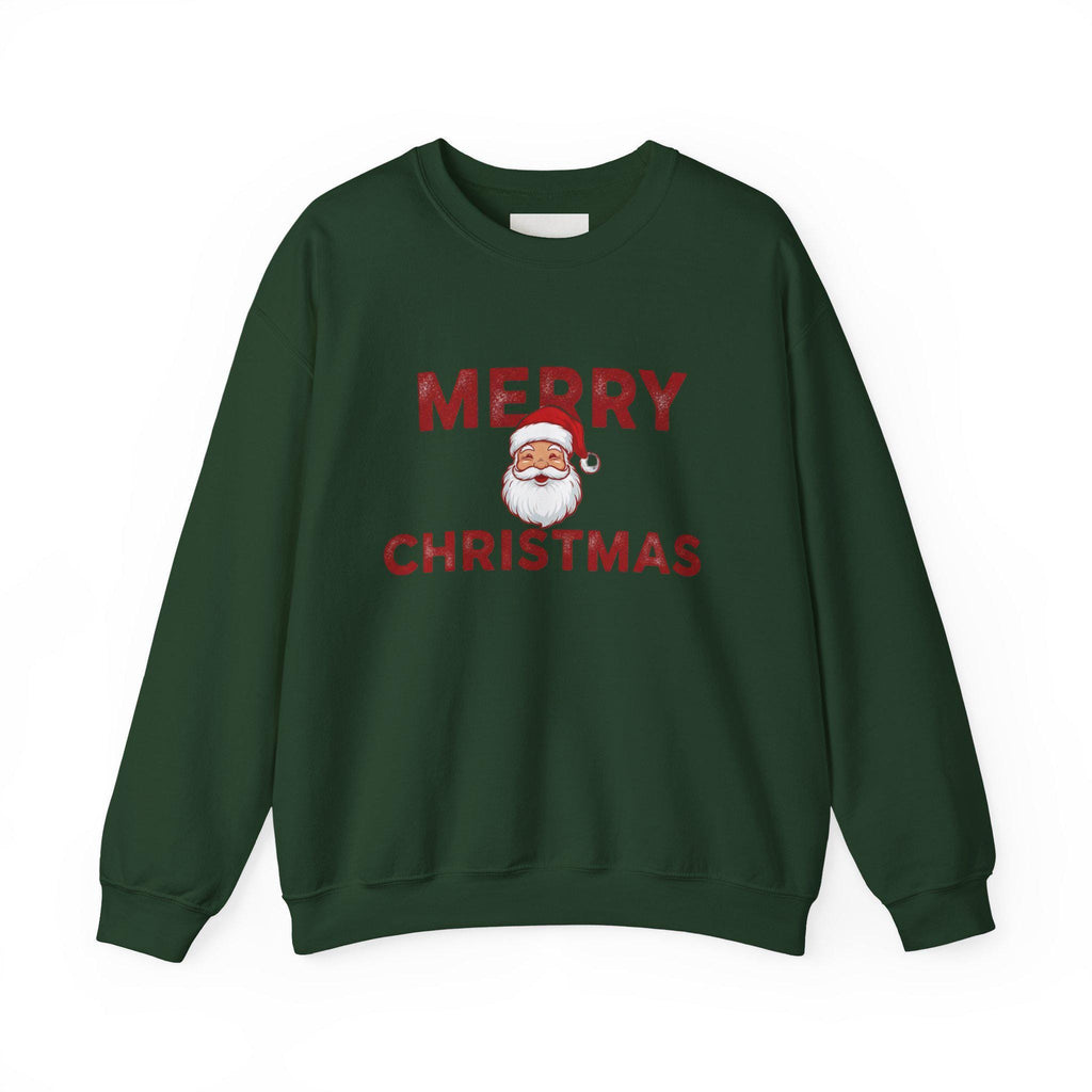 Merry Christmas Sweatshirt, Festive Santa Holiday Apparel