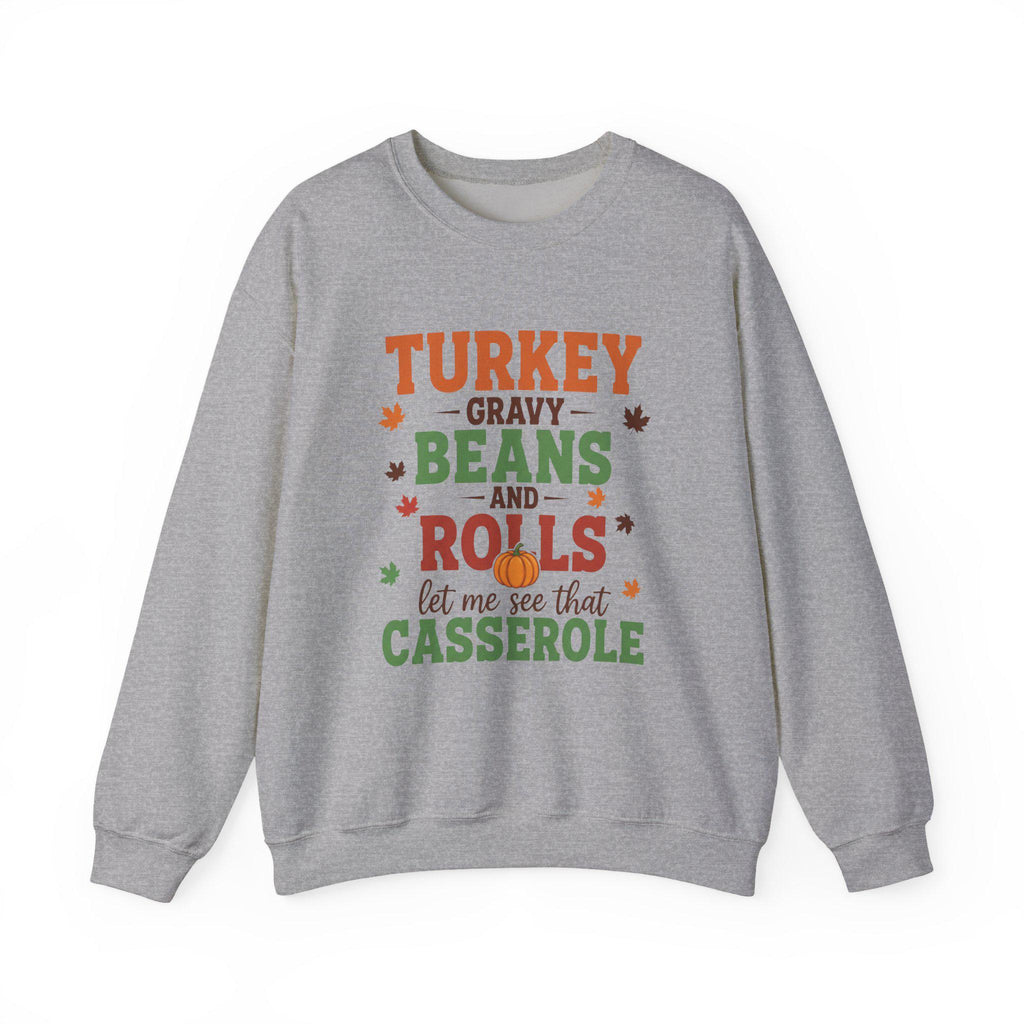 Thanksgiving Gravy Crewneck Sweatshirt, Cozy Holiday Apparel