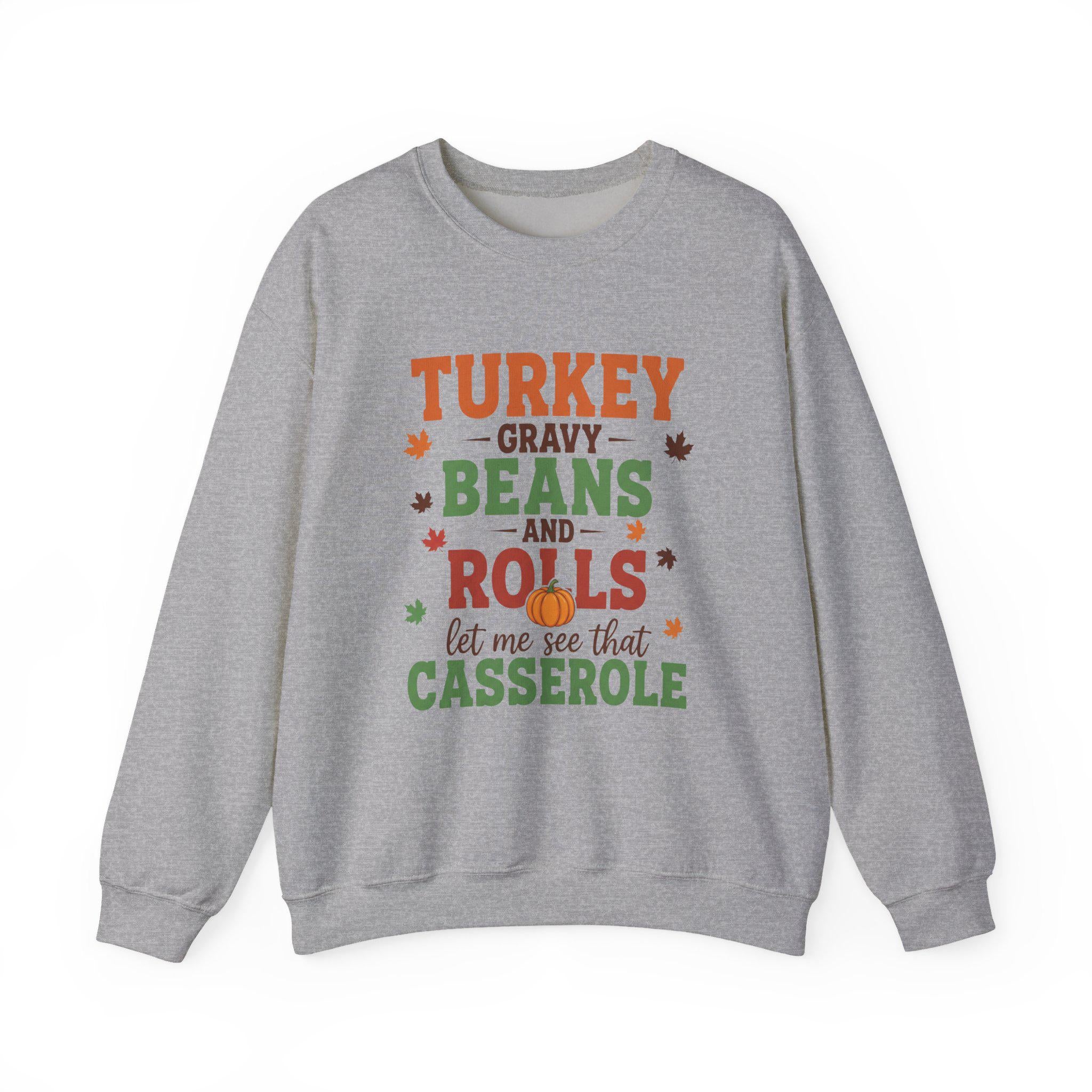 Thanksgiving Gravy Crewneck Sweatshirt, Cozy Holiday Apparel