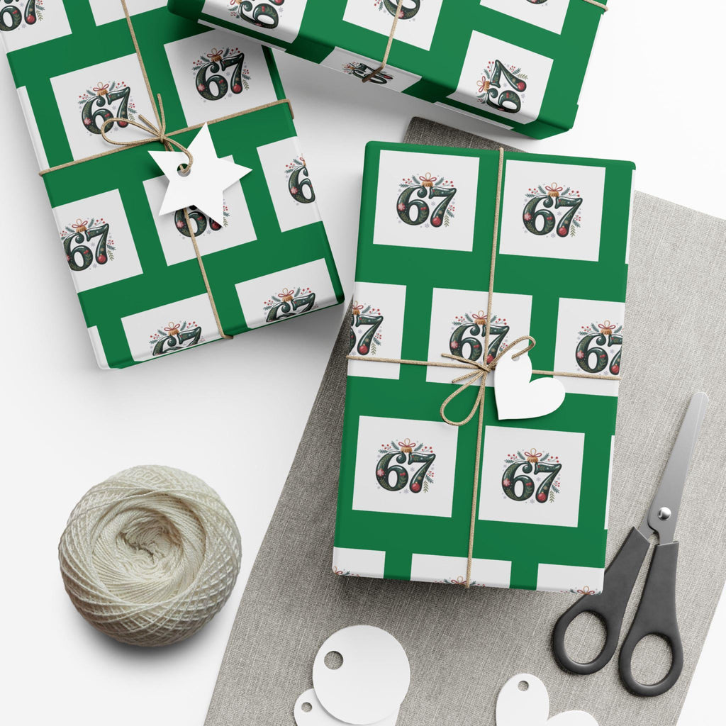 Festive Gift Wrap Papers, Eco-Friendly Holiday Birthday Wrapping