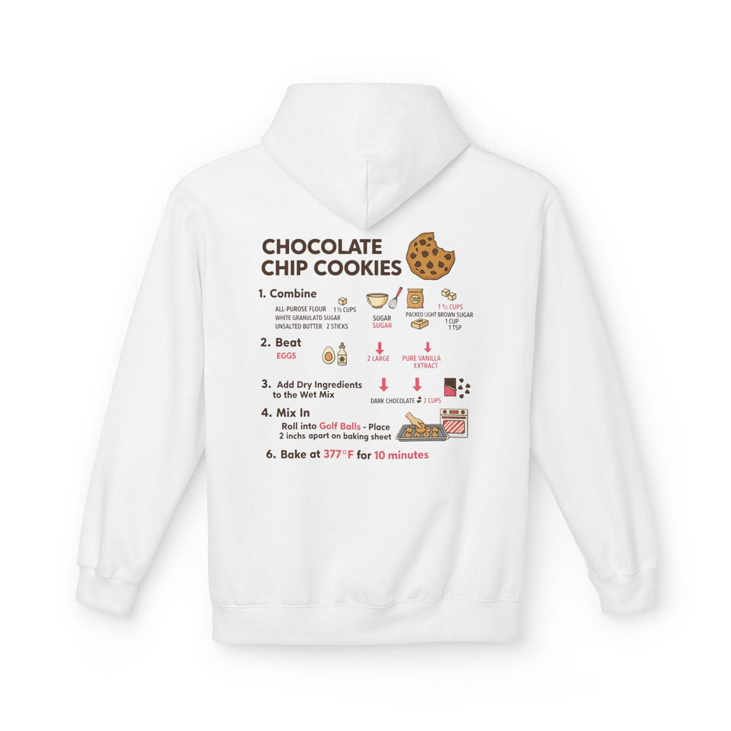 Chocolate Chip Cookie Recipe Hoodie | Unisex Fleece Pullover | Gift for Bakers | Cozy Kitchen Sweatshirt | Baking Lover Apparel, [...]