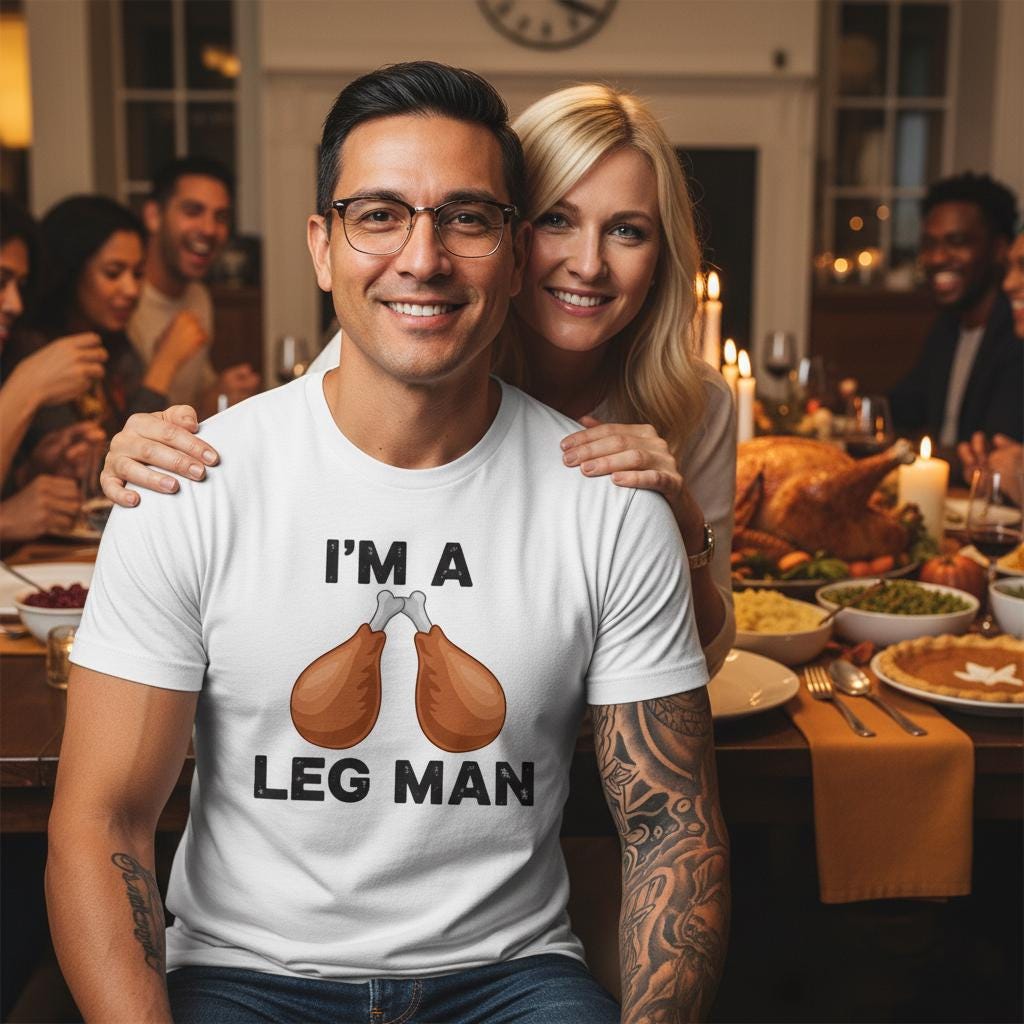 I'm a Leg Man Funny Unisex Tee, Humorous T-Shirt for Food Lovers, Great Gift for Meat Enthusiasts, Perfect for BBQs, Casual Wear, Fun [...]