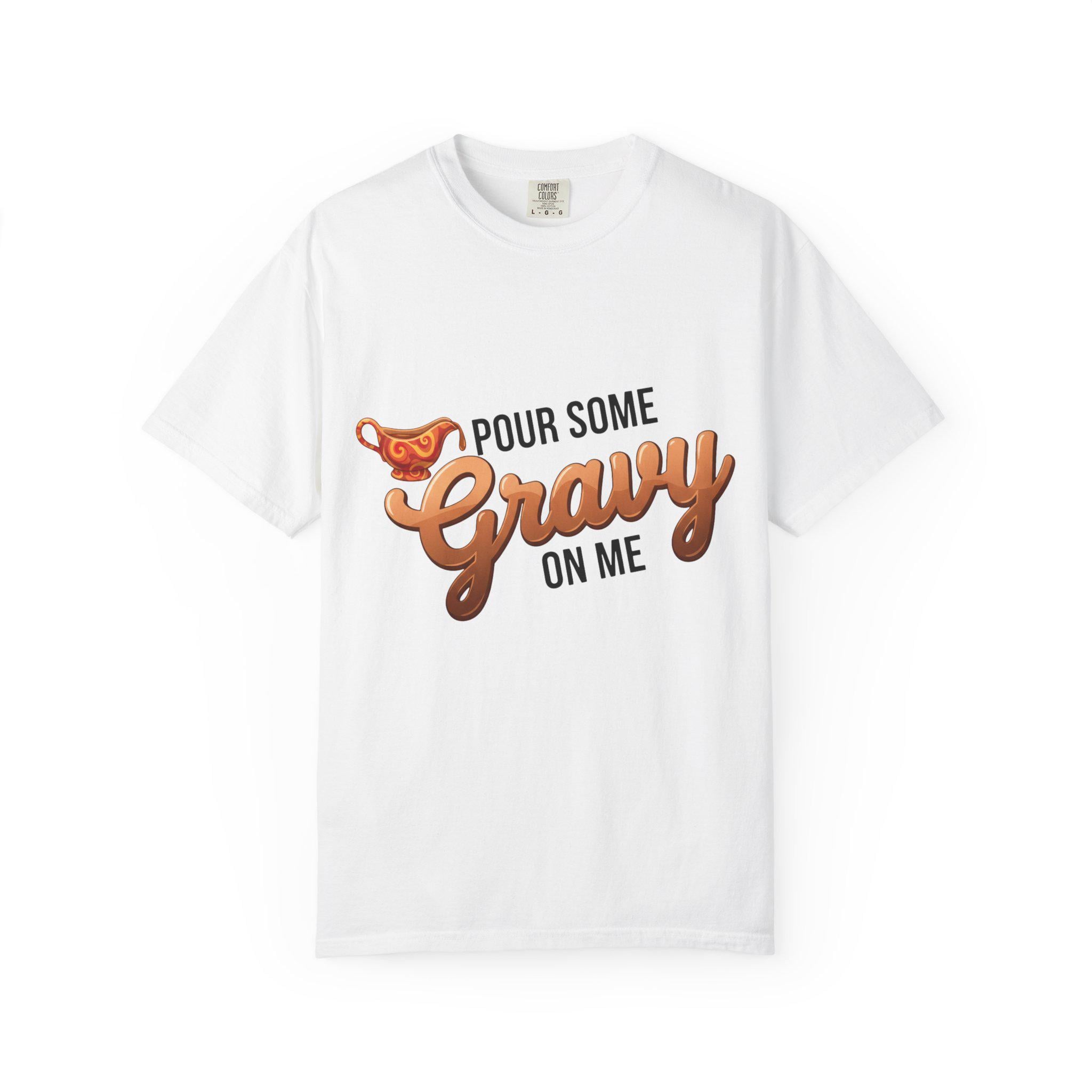 Casual Graphic Tee for Food Lovers - 'Pour Some Gravy on Me' T-Shirt, Funny Cooking Gift, Foodie Apparel, Unisex Snack Shirt, Culinary [...]