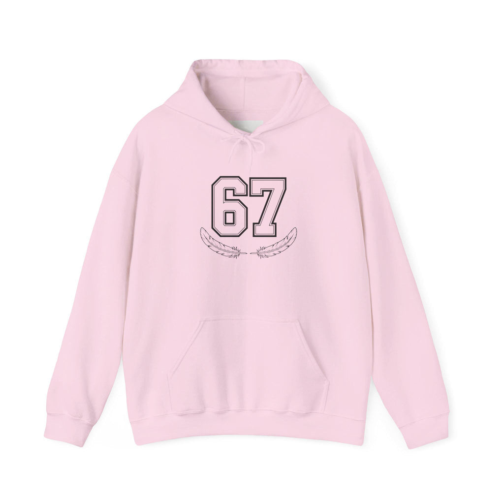 67 Graphic Hoodie, Unisex Sweatshirt, Retro Style