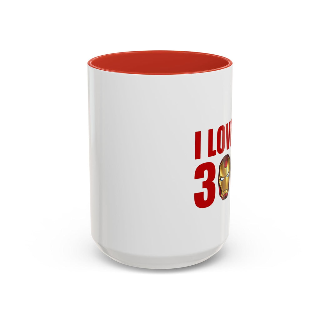 Iron Man Love Coffee Mug, I Love You 3000 Gift, Marvel Fan Tumbler, Superhero Drinkware, Movie Memorabilia