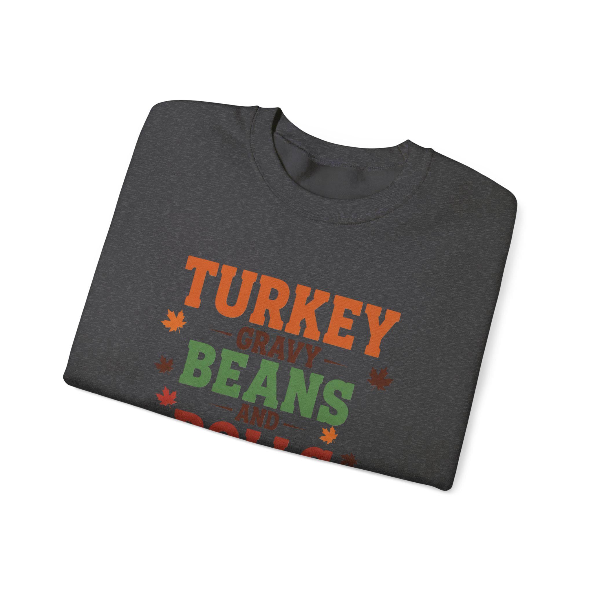 Thanksgiving Gravy Crewneck Sweatshirt, Cozy Holiday Apparel